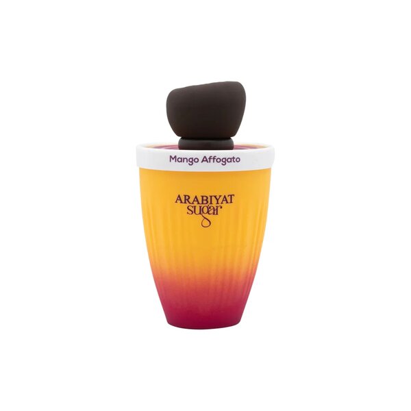 Arabiyat Sugar Mango Affogato 3.4 bottle and packaging