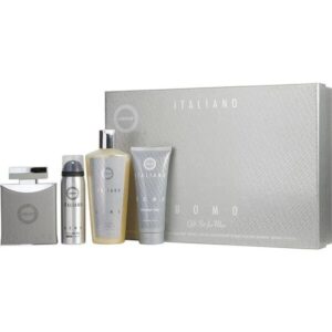Armaf Italiano Uomo 4Pc Set 3.4 Oz Edt + 3.3 S/G + 8.4 Shampoo + 1.7 B/Spr Eau De Toilette for Men - 3.4 OZ