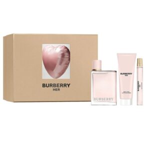 Burberry Her 3Pc 3.3 Edp + 2.5 B/L + 10Ml Eau De Parfum for Women - 10 ML