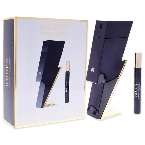 Carolina Herrera Bad Boy 2Pcs bottle and packaging