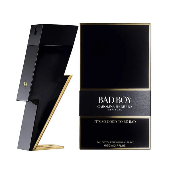 Carolina Herrera Bad Boy 5.0 bottle and packaging