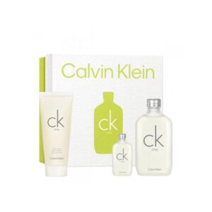CALVIN KLEIN "CK ONE" 3PC 3.3 EDT + 3.3 S/G + 0.5 SPR [MSET]