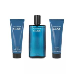 DAVIDOFF "COOL WATER" 3PC SET 3.4 OZ EDT+ B/L + SH/G [WSET]