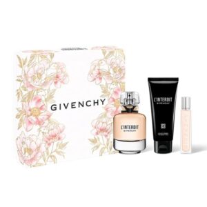 Givenchy L'Interdit 3Pc Edp 2.7 Oz + 2.5 B/ Milk + Mini Eau De Parfum for Women - 2.7 OZ