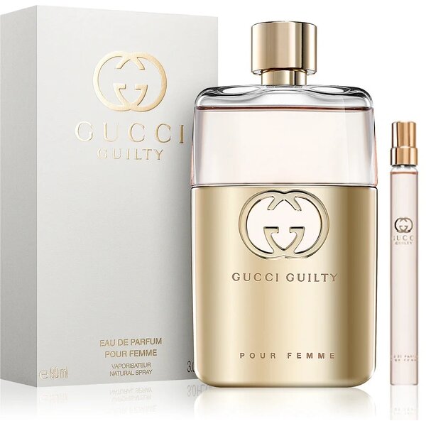 Gucci Guilty Pour Femme 2Pc bottle and packaging
