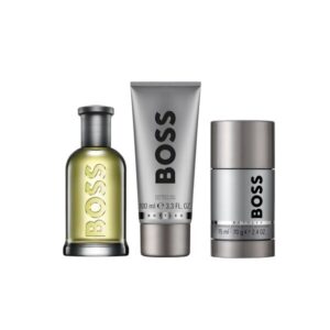 Hugo Boss Bottled 3 Pc 3.4 Edt + 3.3 S/G + 5.1 Deo Eau De Toilette for Men - 3.4 OZ