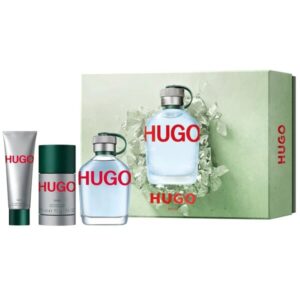 Hugo Boss Hugo Green 3Pc 4.2 Edt + 1.7 S/G + 2.5 Deo Stick Eau De Toilette for Men - 4.2 OZ