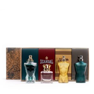 Jpg 4X7Ml Minis (Le Male + Elixir + Scandal + Le Beau) for Men - 7 ML