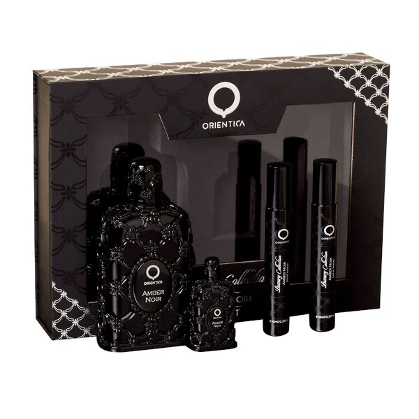 Orientica Amber Noir 4-Piece Gift Set Unisex