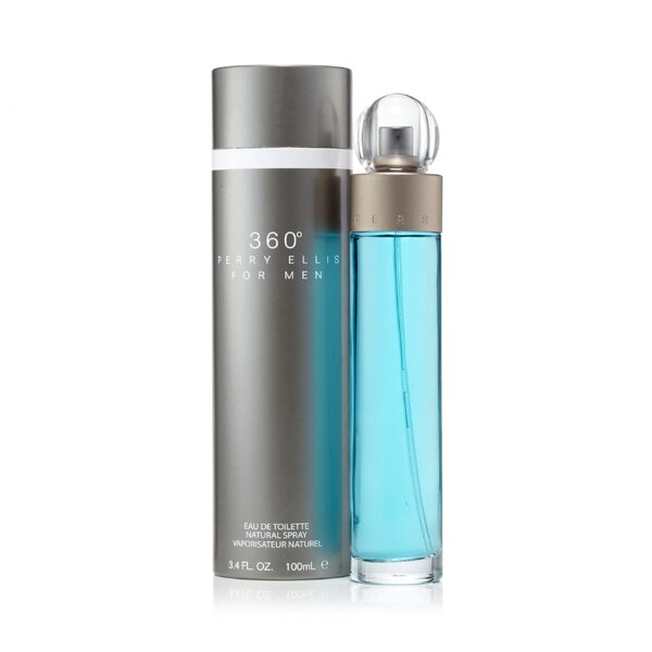 Perry Ellis 360 Edt bottle and packaging