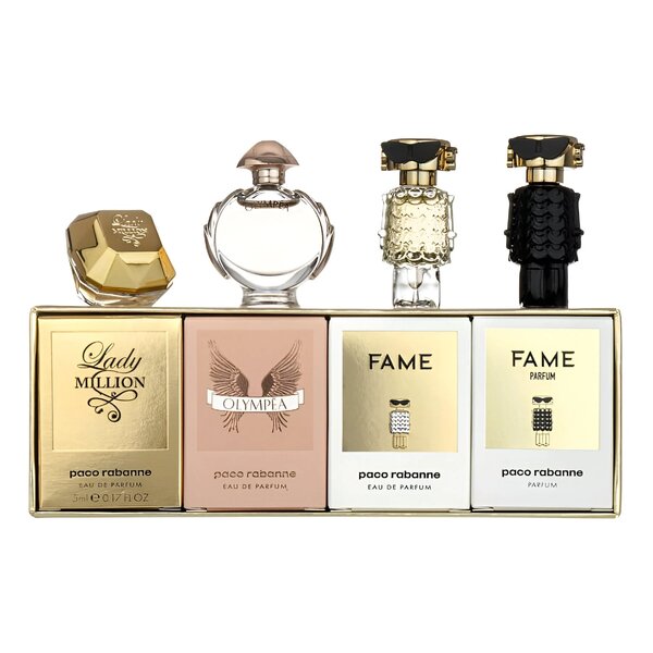 Rabanne Women Mini Set: Lady bottle and packaging