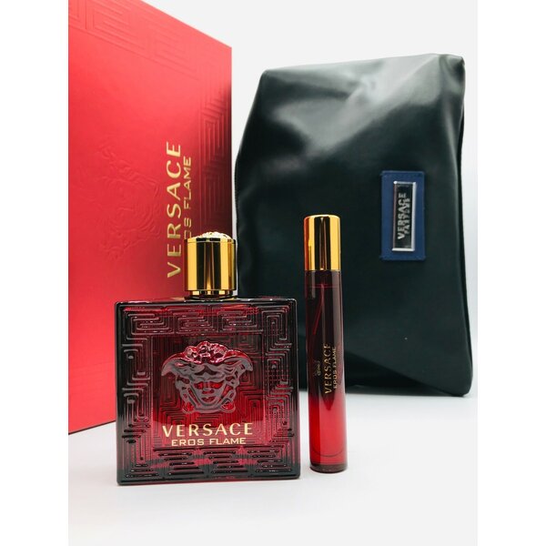Versace Eros Flame 6.7 Edp bottle and packaging