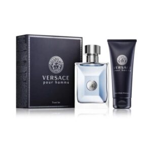 Versace Pour Homme 2Pc 3.3 Edt + 3.3 S/G Travel Eau De Toilette for Men - 3.3 OZ