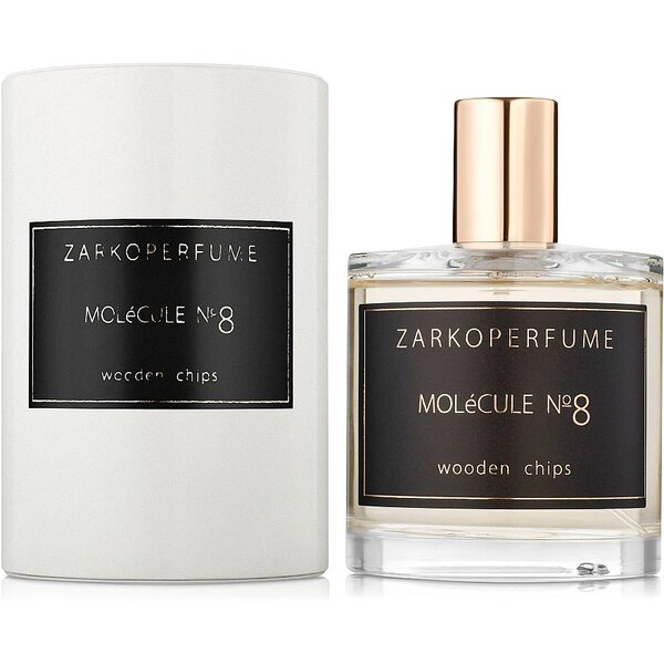 Zarko Molecule No.8 3.3 Edp bottle and packaging
