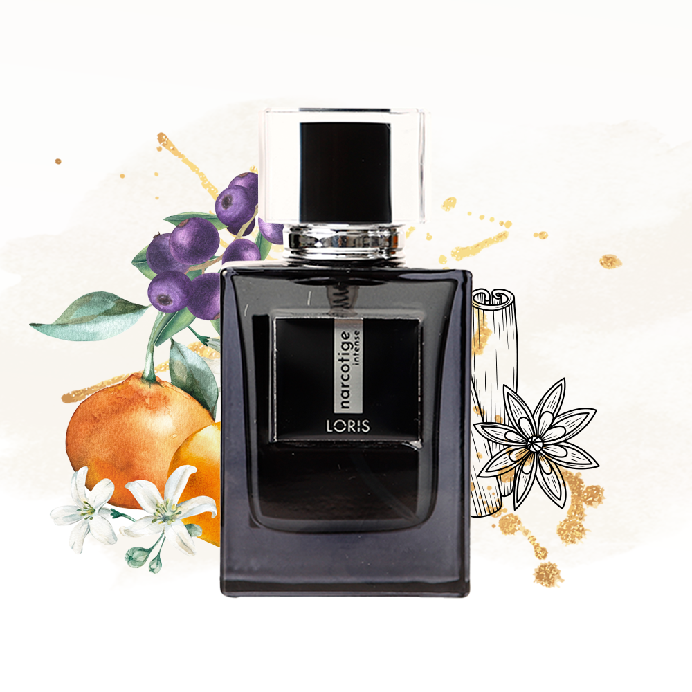 Loris Narcotige Intense Perfume bottle and packaging