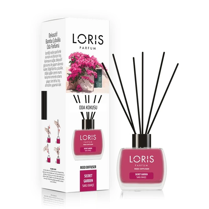 Secret Garden Reed Diffuser bottle and packaging